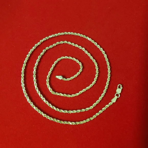 10kt Gold Rope Chain